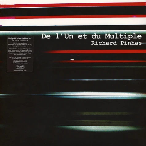Richard Pinhas - De L'Un Et Du Multiple