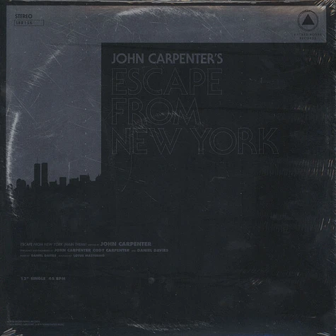 John Carpenter - OST Halloween / Escape From New York Black Vinyl Edition