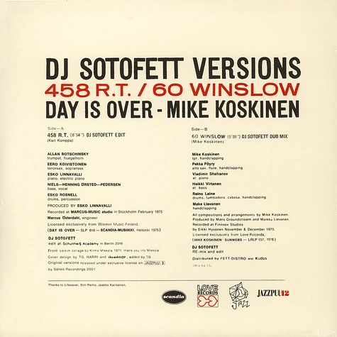 DJ Sotofett - DJ Sotofett Versions