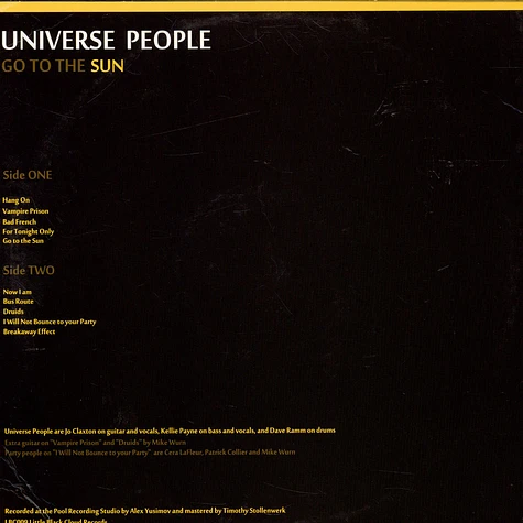 Universe People - Go To The Sun
