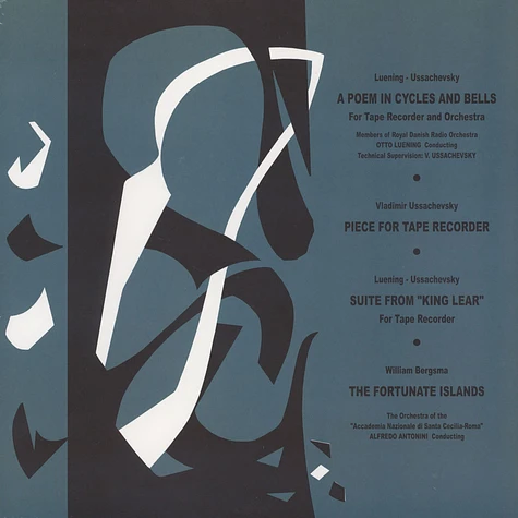 Luening / Ussachevsky / Bergsma - A Poem In Cycles And Bells & Other Music ...