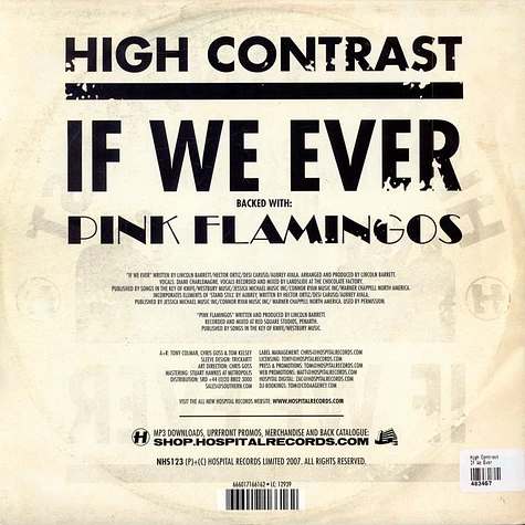 High Contrast - If We Ever b/w Pink Flamingos