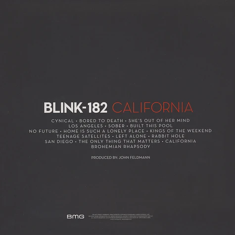 Blink 182 - California Silver Vinyl Edition
