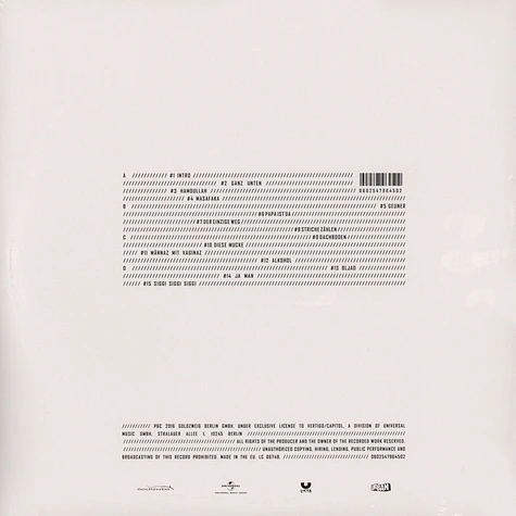 Sido - Das Goldene Album White Vinyl Edition
