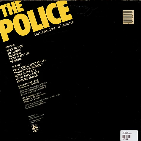 The Police - Outlandos D'Amour