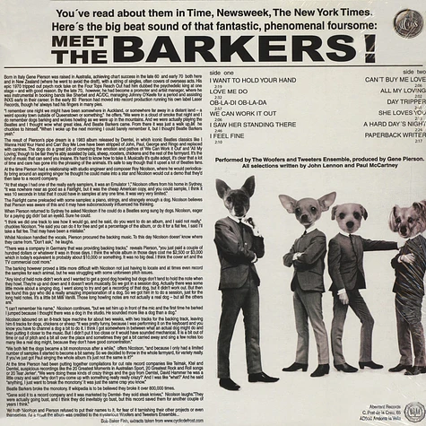 Woofers And Tweeters Ensemble - Beatle Barkers!
