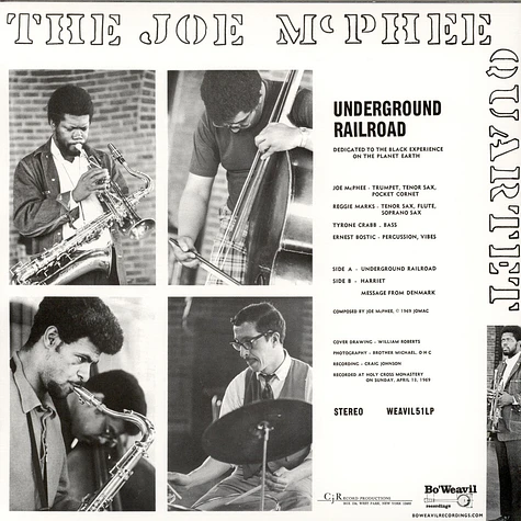 Joe McPhee Quartet - Underground Railroad