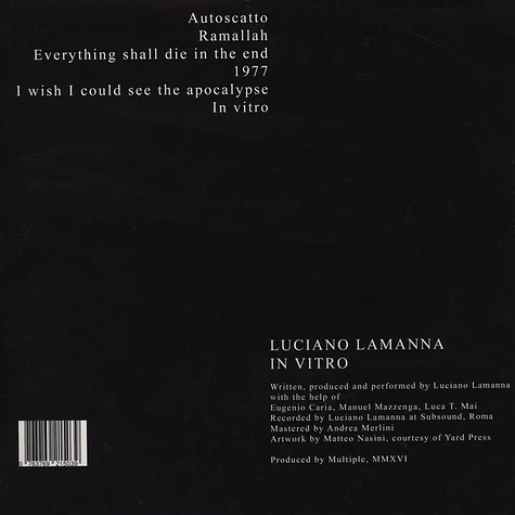 Luciano Lamanna - In Vitro