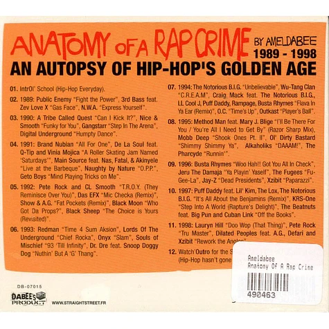 Ameldabee - Anatomy Of A Rap Crime
