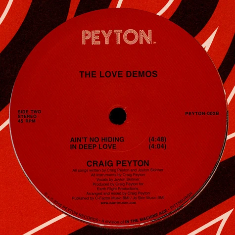Craig Peyton - Love Demos