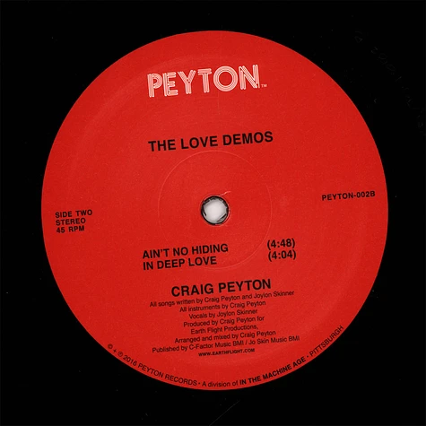 Craig Peyton - Love Demos