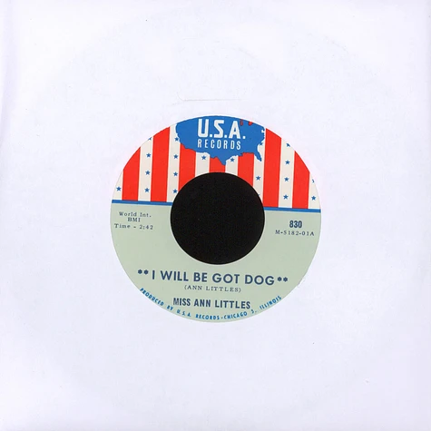 Wiley Terry / Miss Ann Littles - Shake It Baby / I Will Be Got Dog