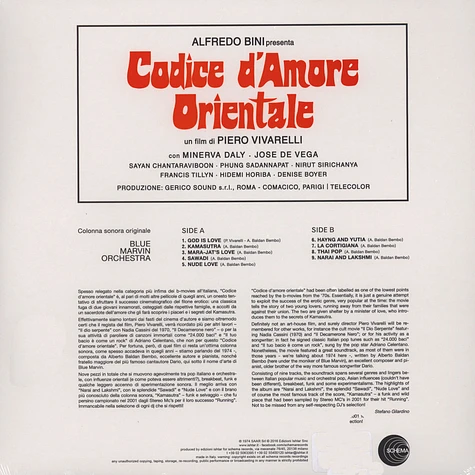 Blue Marvin Orchestra - OST Codice D'amore Orientale