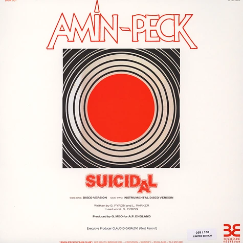 Amin Peck - Suicidal Clear Vinyl Edition