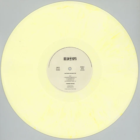 Thermic Boogie - Vastness And Matter White / Gold Vinyl Edition