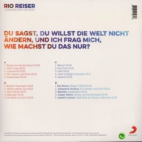 Rio Reiser - Alles Und Noch Viel Mehr - Das Beste