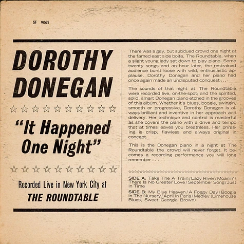 Dorothy Donegan - It Happened One Night