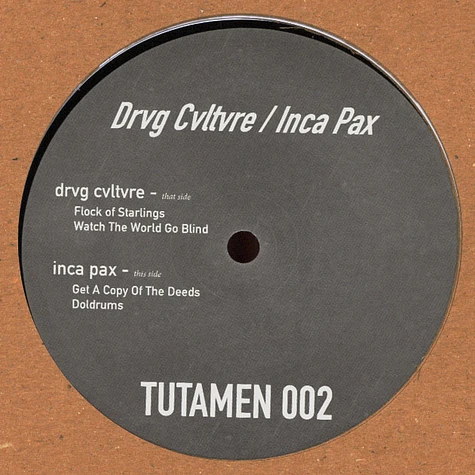 Drvg Cvltvre & Inca Pax - Tutamen 002
