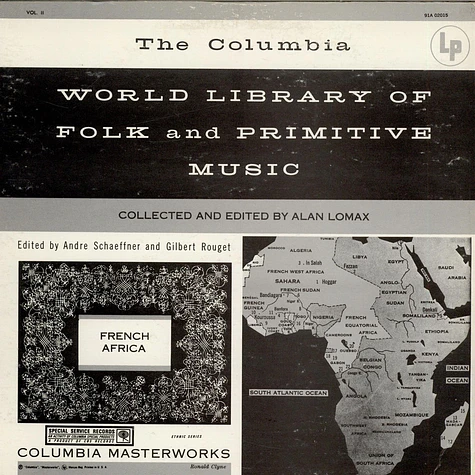 Alan Lomax, André Schaeffner - French Africa