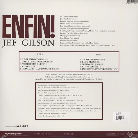 Jef Gilson - Enfin!