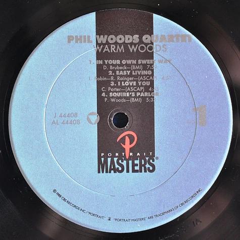 The Phil Woods Quartet - Warm Woods