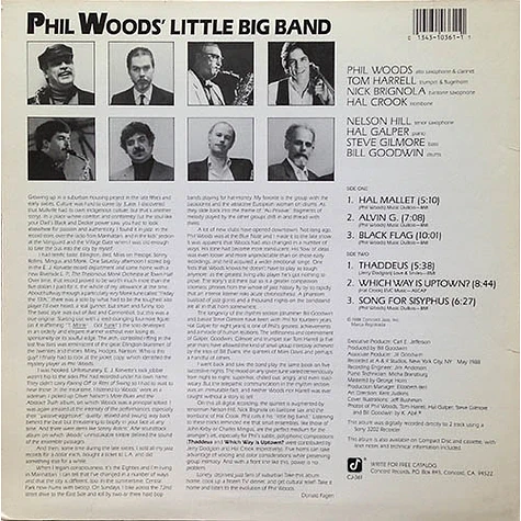 Phil Woods' Little Big Band - Evolution