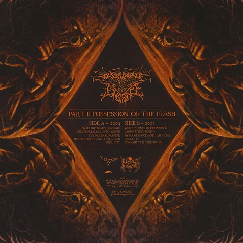 Ossuary Insane - Part I: Possession Of The Flesh Black Vinyl Edition