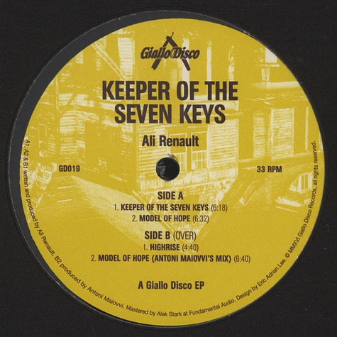 Ali Renault - Keeper Of The Seven Keys