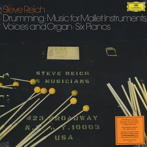 Steve Reich - Drumming / Music For Mallet Instruments, Voices And Organ / Six Pianos