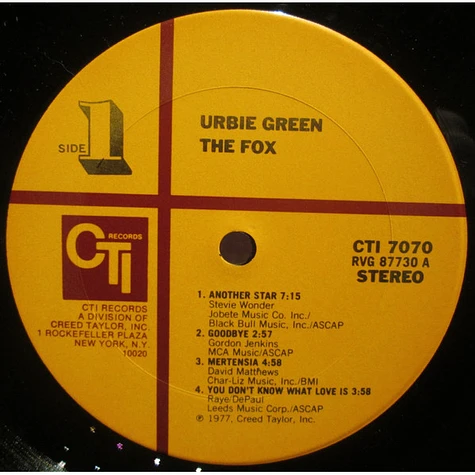 Urbie Green - The Fox