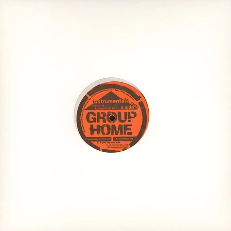 Group Home - Instrumentals