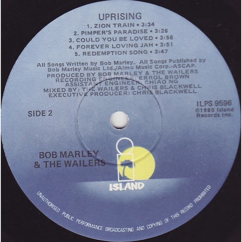 Bob Marley & The Wailers - Uprising