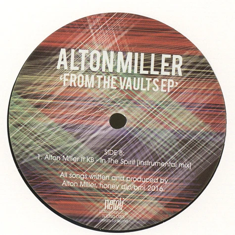 Alton Miller - From The Vaults EP