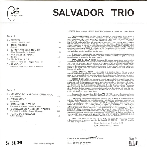 Salvador Trio - Tristeza