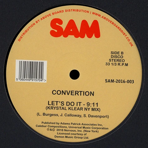 Convertion - Let's Do It Krystal Klear Mixes