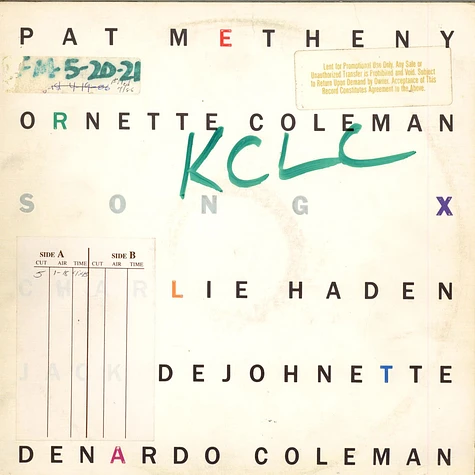 Pat Metheny / Ornette Coleman - Song X