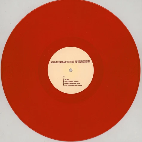 King Geedorah (MF DOOM) - Take Me To Your Leader Red Vinyl Edition