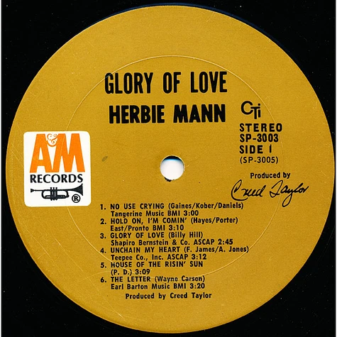 Herbie Mann - Glory Of Love