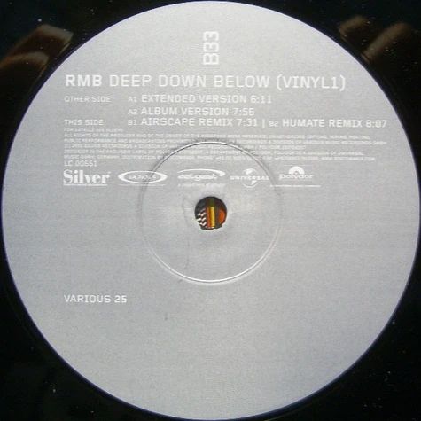 RMB - Deep Down Below