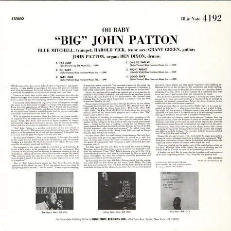 John Patton - Oh Baby!