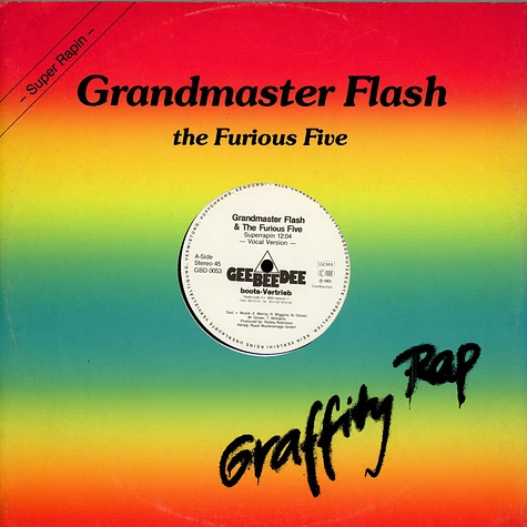 Grandmaster Flash & The Furious Five - Superrapin