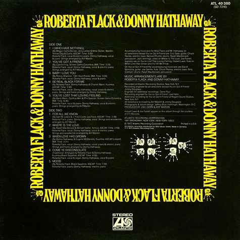 Roberta Flack & Donny Hathaway - Roberta Flack & Donny Hathaway