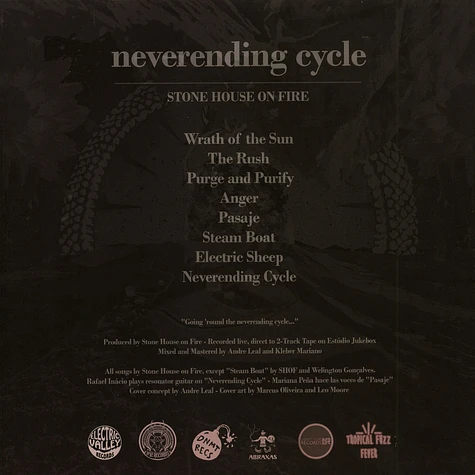 Stone House On Fire - Neverending Cycle Black Vinyl Edition