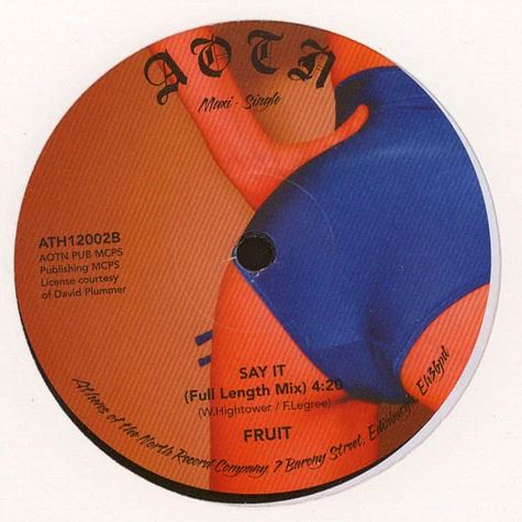 Fruit - If You Feel It, Say Yeah / Stay