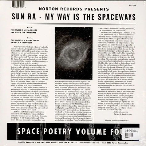 The Sun Ra Arkestra - My Way Is The Spaceways