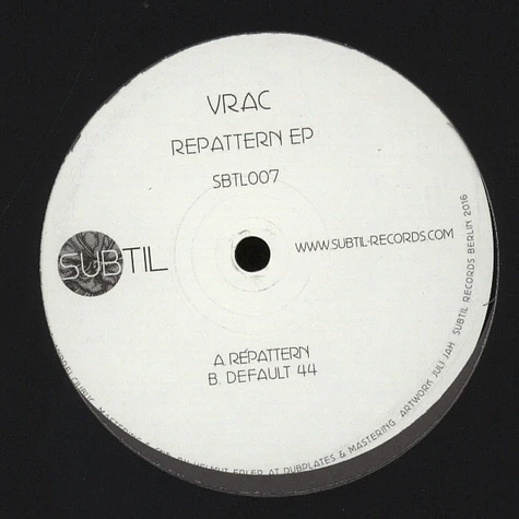 Vrac - Repattern EP