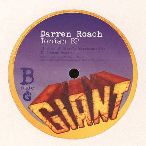 Darren Roach - Ionian EP