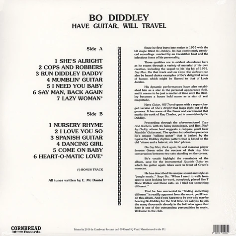 Bo Diddley - Have Guitar Will Travel