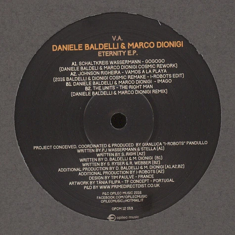 V.A. - Daniele Baldelli & Marco Dionigi present Eternity EP