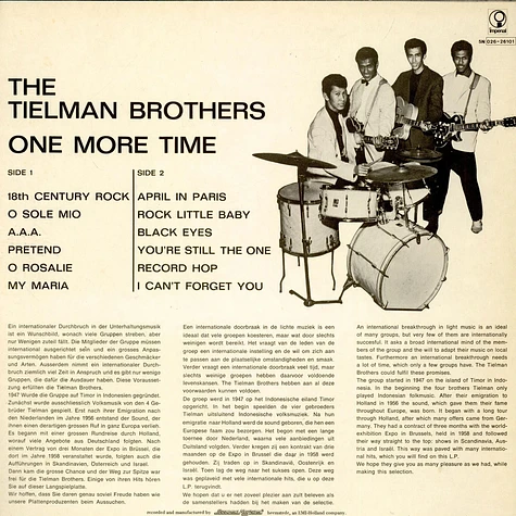 Tielman Brothers - One More Time